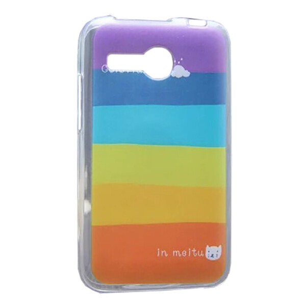 

Чехол с рисунком Printed Silicone для Lenovo A316 Радуга