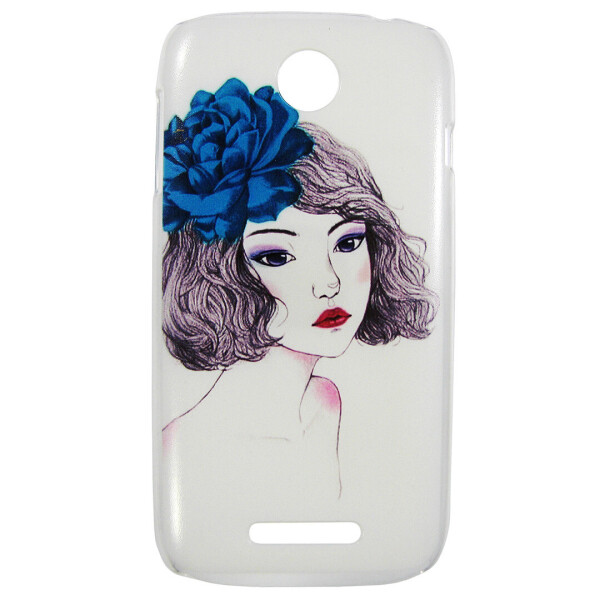 

Чехол с рисунком Printed Plastic для Lenovo A760 Девушка