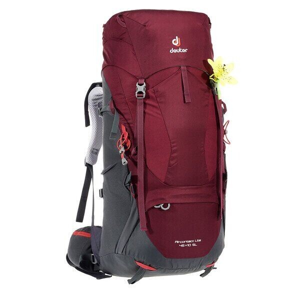 

Рюкзак туристический Deuter Aircontact Lite 45+10 SL maron-graphite (3340218 5423)