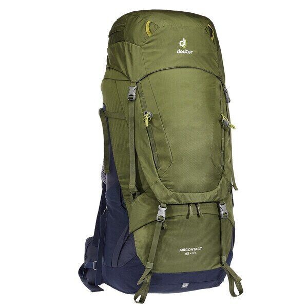 

Рюкзак туристический Deuter Aircontact 65+10 khaki-navy (3320519 2325)