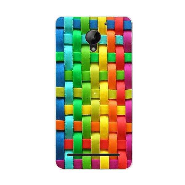 

Чехол с рисунком Printed Silicone для Lenovo Vibe C2 Плетенка