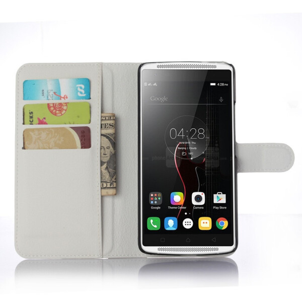Акция на Чехол-книжка Litchie Wallet для Lenovo Vibe X3 Белый от Allo UA