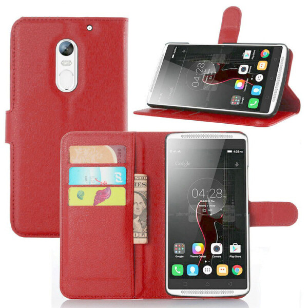 

Чехол-книжка Litchie Wallet для Lenovo Vibe X3 Красный