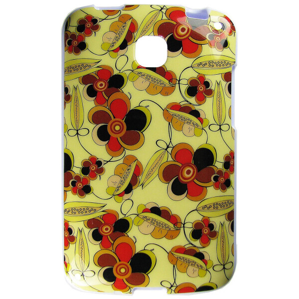 

Чехол с рисунком Printed Silicone для LG E435 Optimus L3 II Dual Цветы на желтом фоне