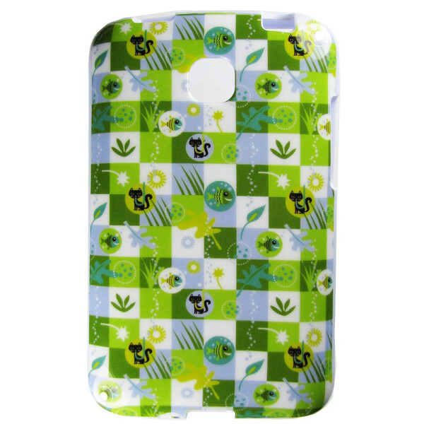 

Чехол с рисунком Printed Silicone для LG E435 Optimus L3 II Dual Кот и рыбка