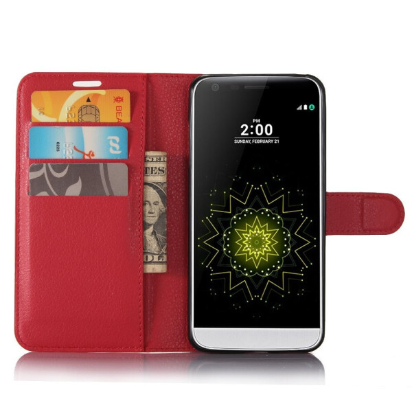 

Чехол-книжка Litchie Wallet для LG G6 Красный