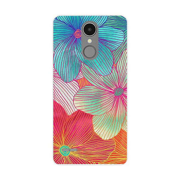 

Чехол с рисунком Printed Silicone для LG K10 2017 M250 Цветы