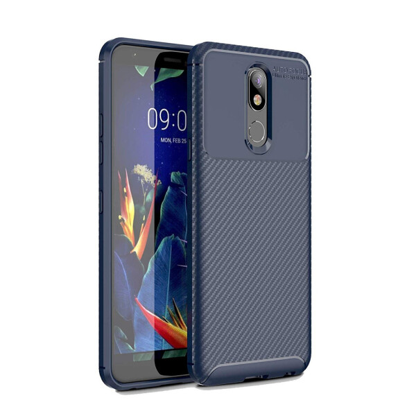 

Чехол Carbon Case LG K40 Синий