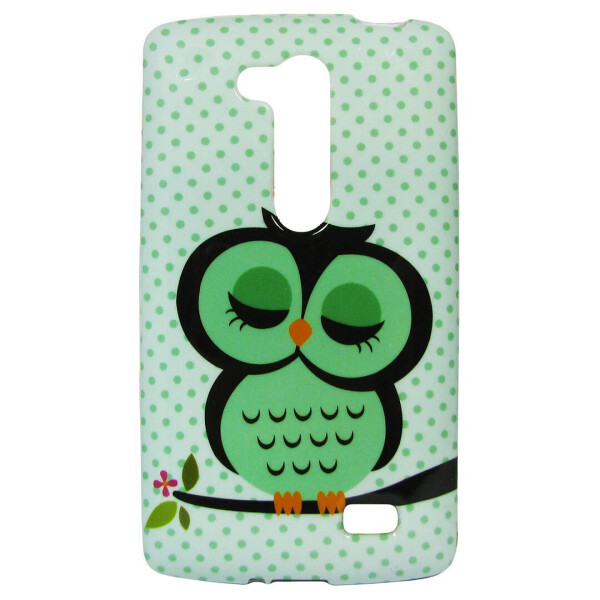 

Чехол с рисунком Printed Silicone для LG L Fino Dual D295 Зеленая сова