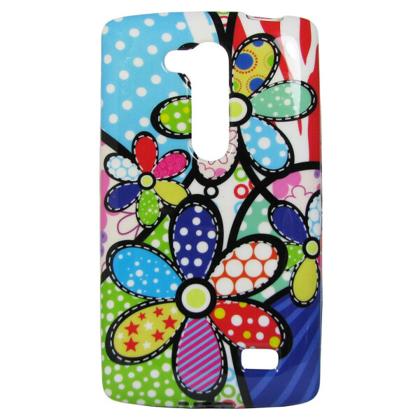 

Чехол с рисунком Printed Silicone для LG L Fino Dual D295 Цветы