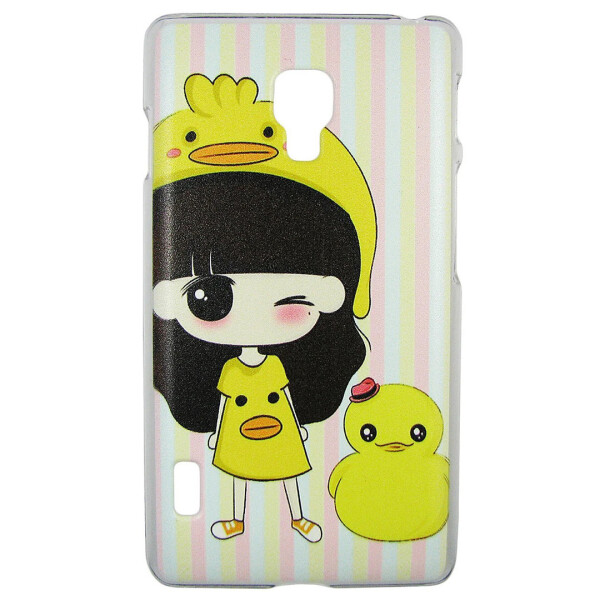 

Чехол с рисунком Printed Plastic для LG P710 / P713 Optimus L7 II Девочка