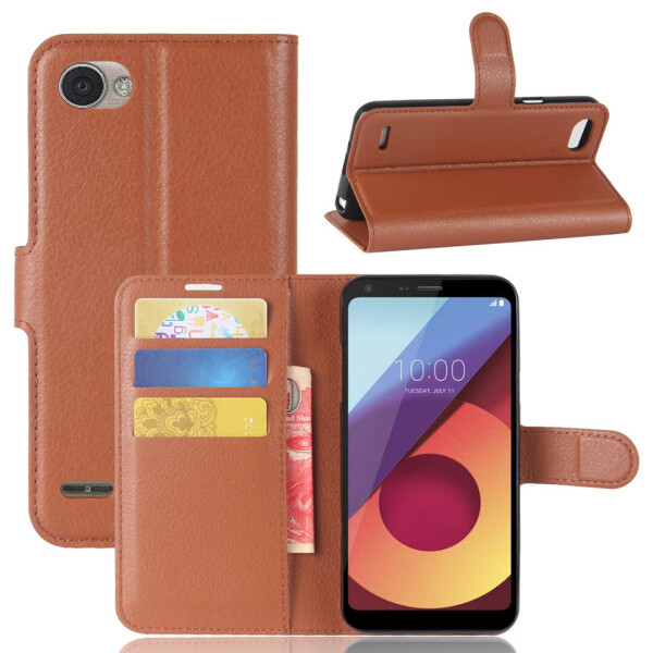 

Чехол-книжка Litchie Wallet для LG Q6 / Q6+ / Q6a / Q6 Prime Коричневый