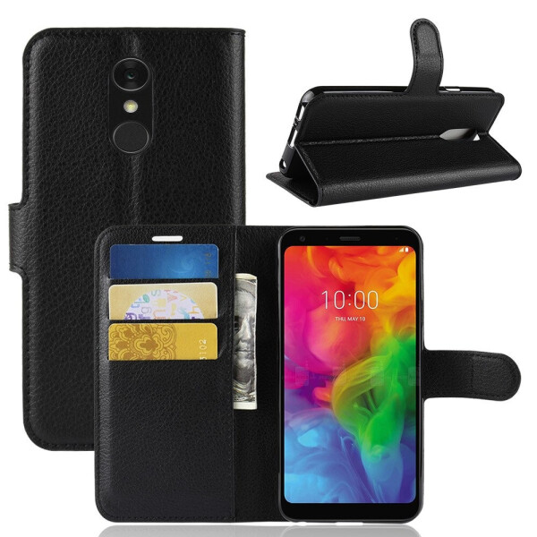 

Чехол-книжка Litchie Wallet для LG Q7 Черный