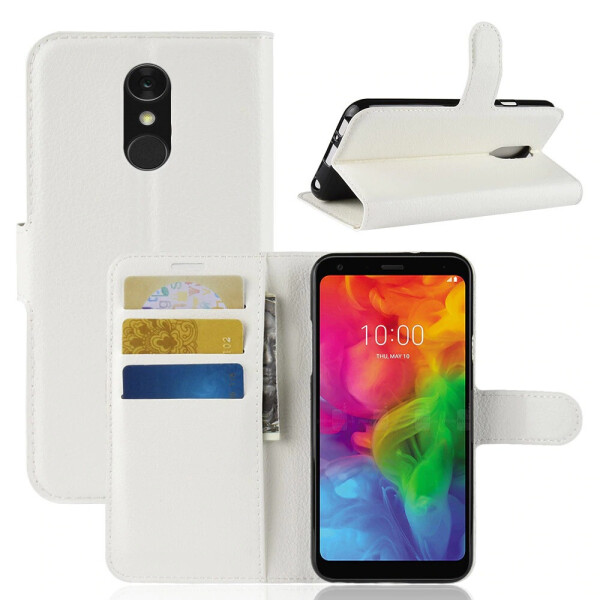 

Чехол-книжка Litchie Wallet для LG Q7 Белый