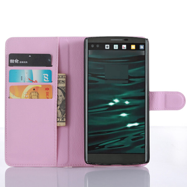 

Чехол-книжка Litchie Wallet для LG V10 H961 / H962 Светло-розовый