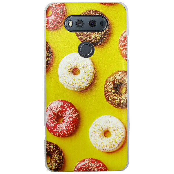 

Чехол с рисунком Printed Plastic для LG V20 Пончики
