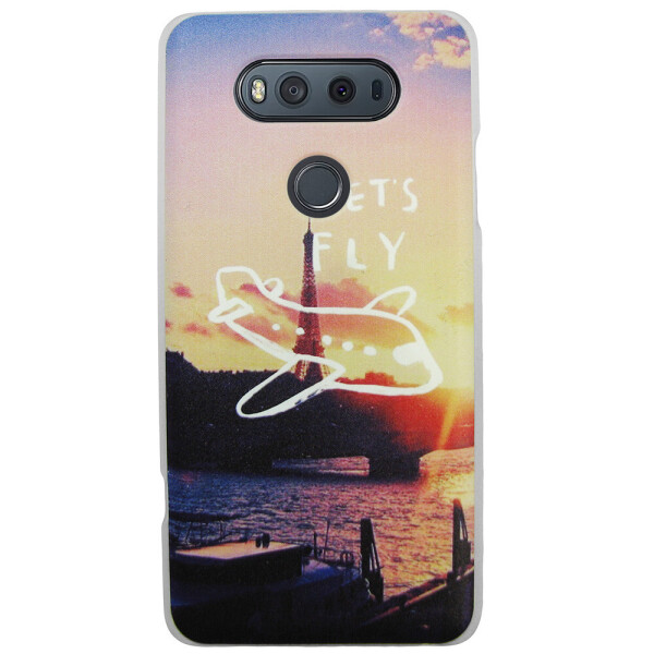 

Чехол с рисунком Printed Plastic для LG V20 Париж