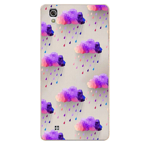 

Чехол с рисунком Printed Silicone для LG X Style K200DS Тучки