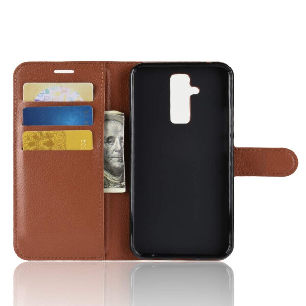 

Чехол-книжка Litchie Wallet для Huawei Mate 20 Lite Коричневый