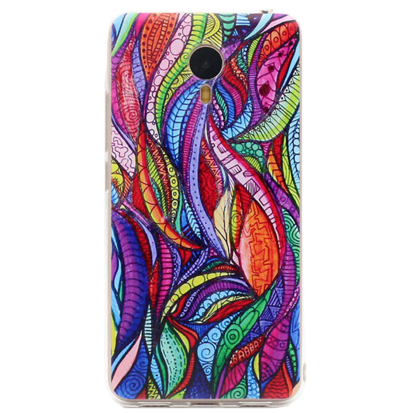 

Чехол с рисунком Printed Silicone для Meizu M3 Note Абстракция