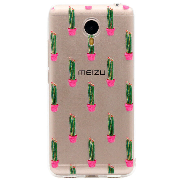 

Чехол с рисунком Printed Silicone для Meizu M3 Note Кактусы