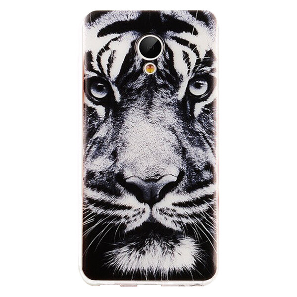 

Чехол с рисунком Printed Silicone для Meizu M6 Тигр