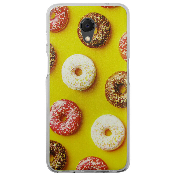 

Чехол с рисунком Printed Silicone для Meizu M6S Пончики