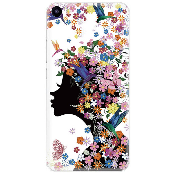 

Чехол с рисунком Printed Silicone для Meizu U20 Девушка