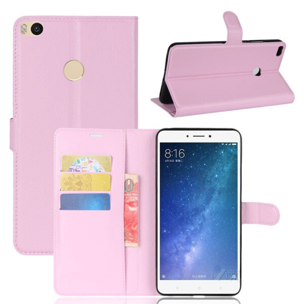 

Чехол-книжка Litchie Wallet для Xiaomi Mi Max 2 Светло-розовый