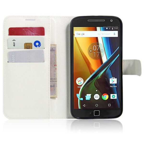 

Чехол-книжка Litchie Wallet для Motorola Moto G4 XT1622 / Moto G4 Plus XT1642 Белый