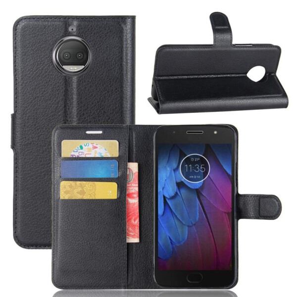 

Чехол-книжка Litchie Wallet для Motorola Moto G5s Plus XT1805 Черный