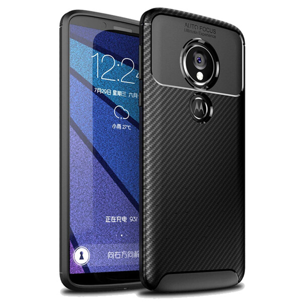 

Чехол Carbon Case Motorola G6 Play / E5 Черный