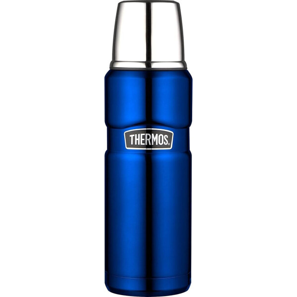 

Термос с чашкой Thermos Stainless King Flask 0.47л Metalic Blue 170016