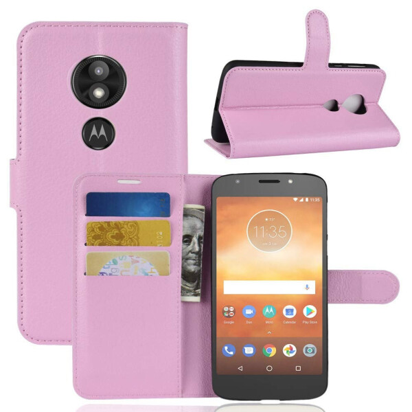 

Чехол-книжка Litchie Wallet для Motorola Moto E5 Play XT1921 Светло-розовый