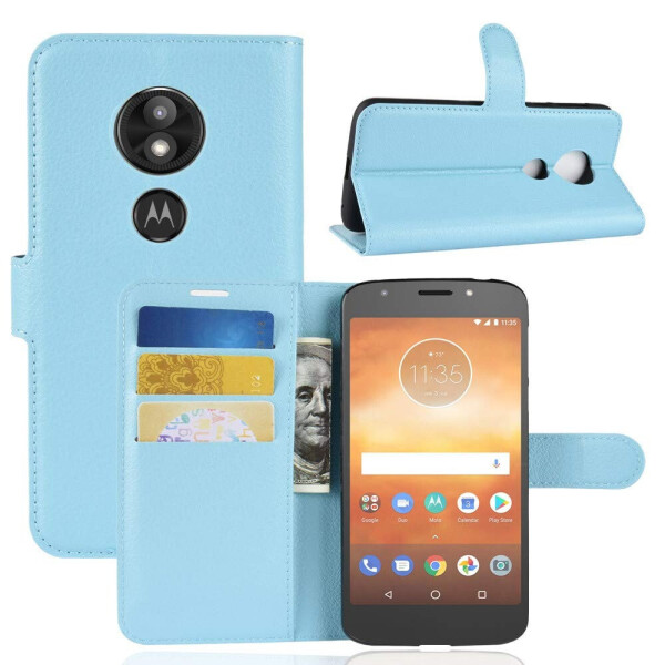 

Чехол-книжка Litchie Wallet для Motorola Moto E5 Play XT1921 Голубой
