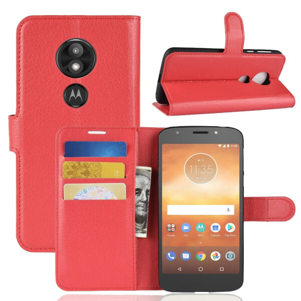 

Чехол-книжка Litchie Wallet для Motorola Moto E5 Play XT1921 Красный