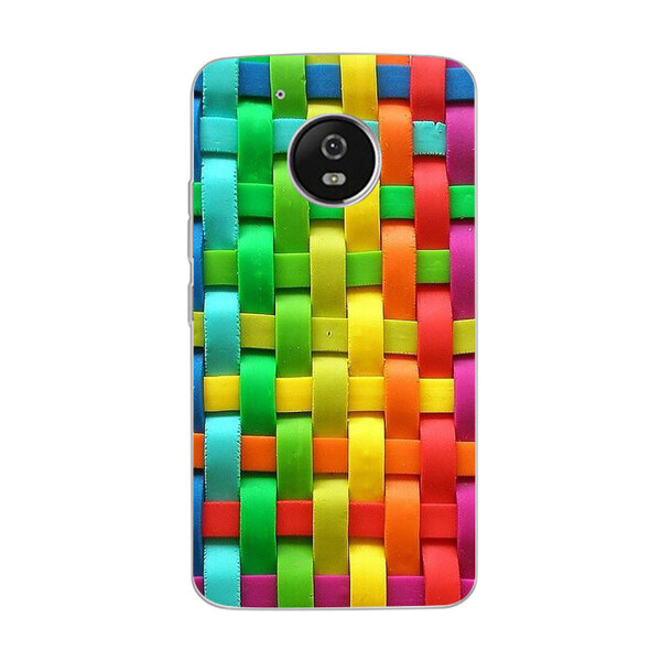 

Чехол с рисунком Printed Silicone для Motorola Moto G5 XT1676 Плетенка