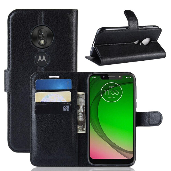 

Чехол-книжка Litchie Wallet для Motorola Moto G7 Power Black