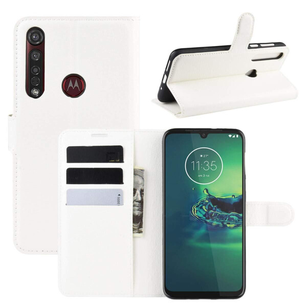 

Чехол-книжка Litchie Wallet для Motorola Moto G8 Plus White
