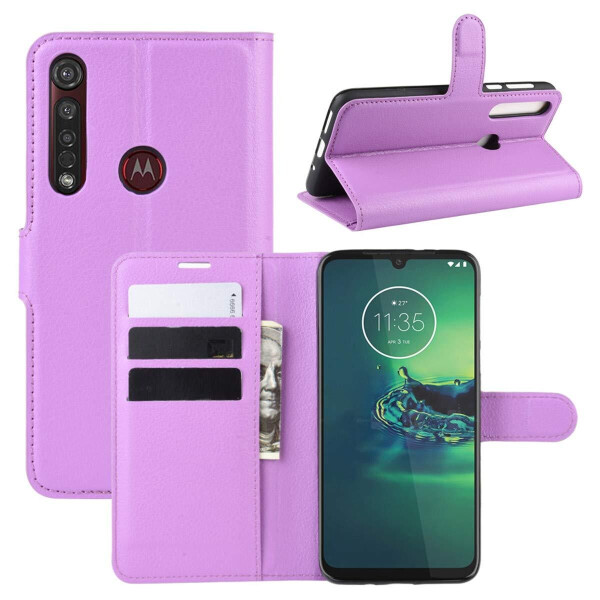 

Чехол-книжка Litchie Wallet для Motorola Moto G8 Plus Violet