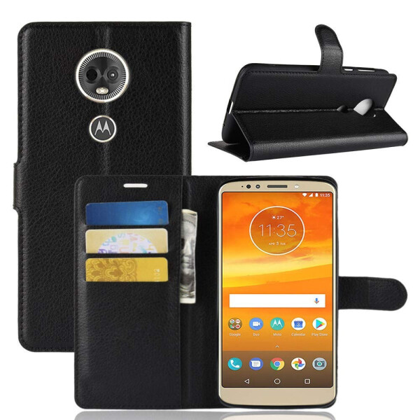 

Чехол-книжка Litchie Wallet для Motorola Moto One XT1941 Черный