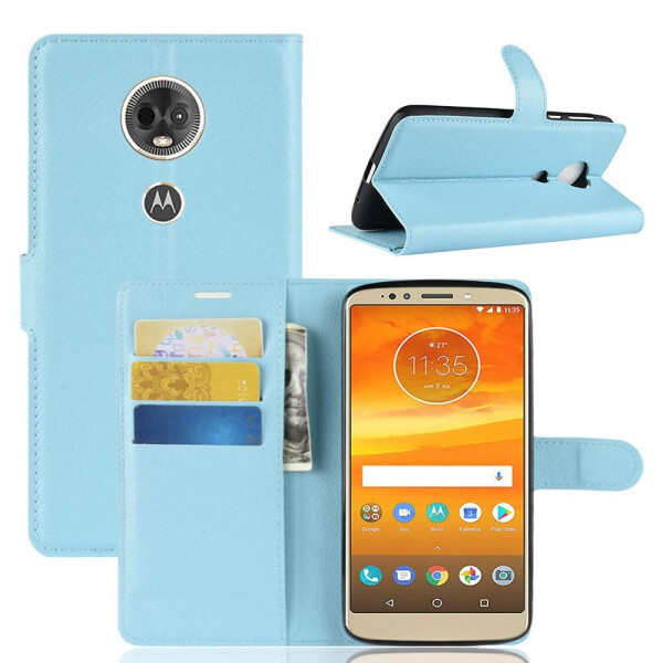 

Чехол-книжка Litchie Wallet для Motorola Moto One XT1941 Голубой