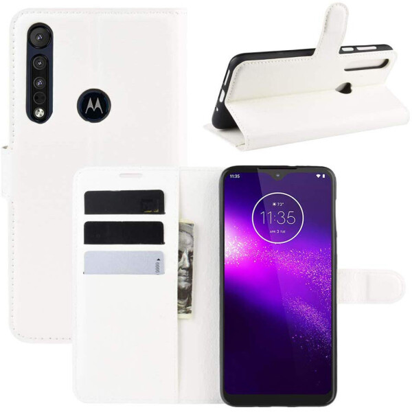 

Чехол-книжка Litchie Wallet для Motorola One Macro / Moto G8 Play White