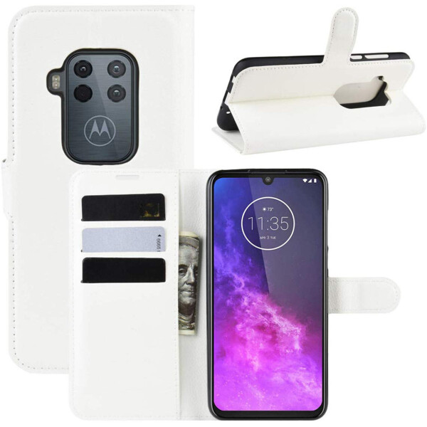 

Чехол-книжка Litchie Wallet для Motorola One Zoom White