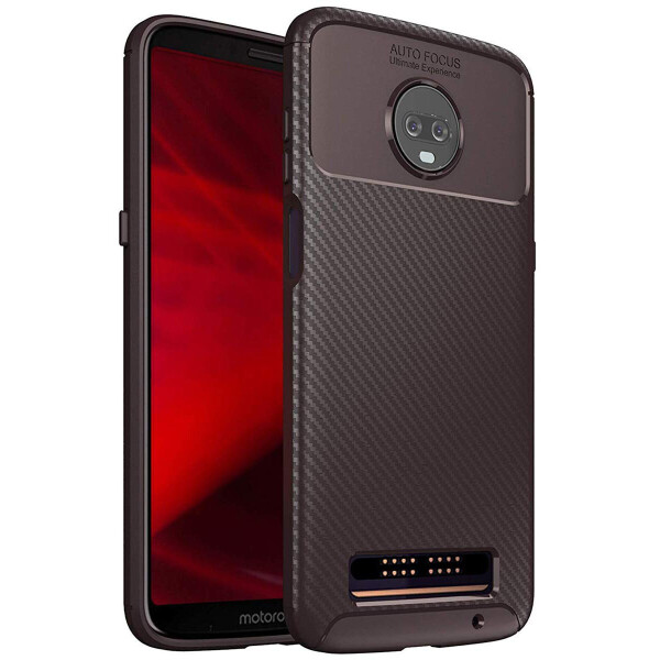 

Чехол Carbon Case Motorola Z3 Play Коричневый