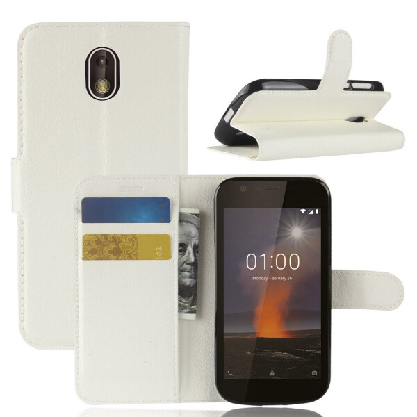 

Чехол-книжка Litchie Wallet для Nokia 1 Белый