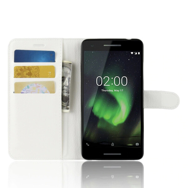 

Чехол-книжка Litchie Wallet для Nokia 2.1 Белый
