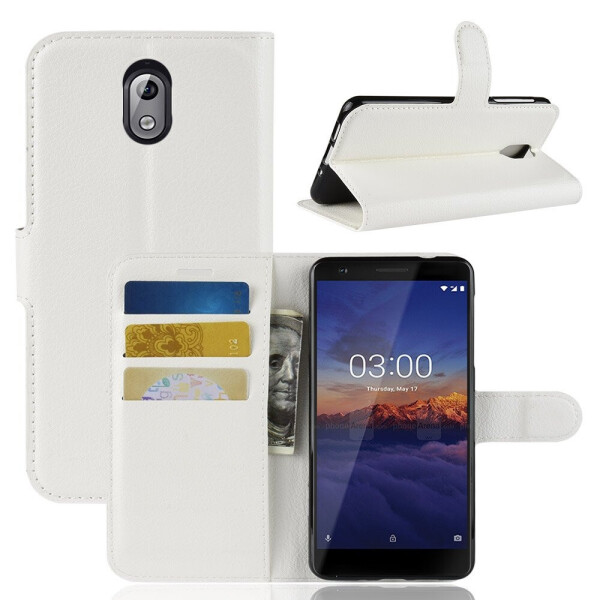 

Чехол-книжка Litchie Wallet для Nokia 3.1 Белый