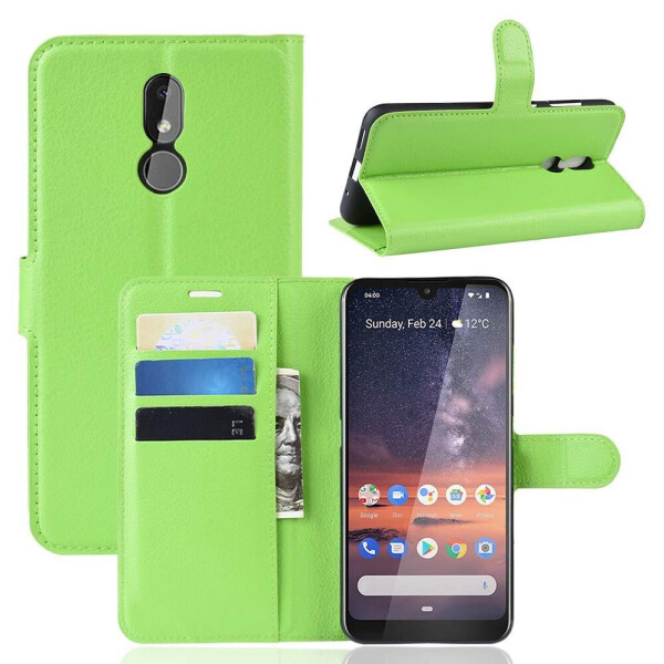 

Чехол-книжка Litchie Wallet для Nokia 3.2 Green