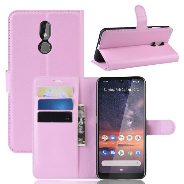 

Чехол-книжка Litchie Wallet для Nokia 3.2 Pink
